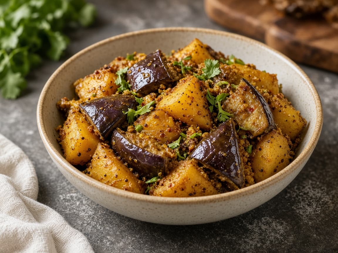 Punjabi Aloo Baingan