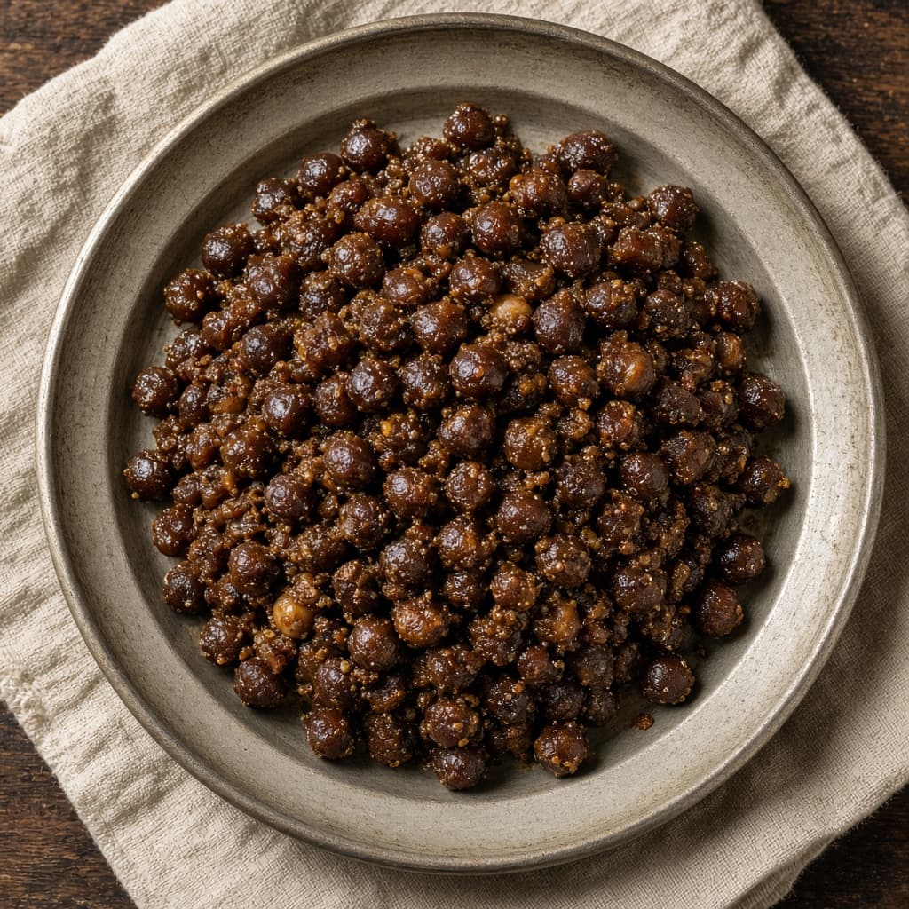 Punjabi Dry Kala Chana Curry