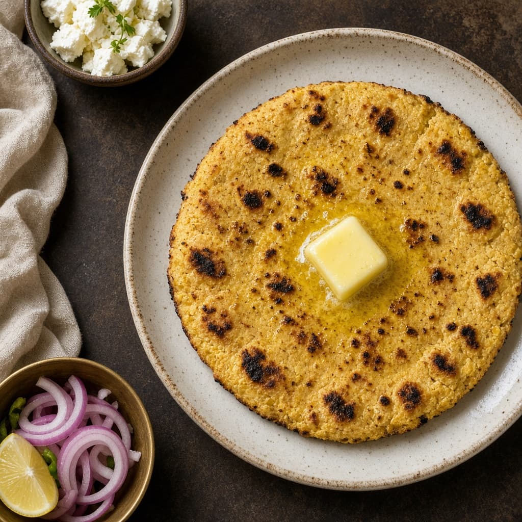 Punjabi Makki di Roti Corn Flatbread