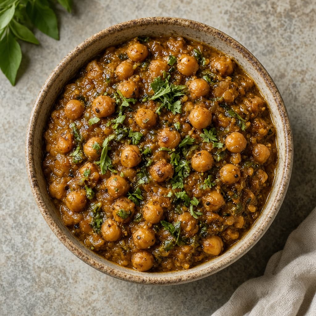 Punjabi Methi Chole Chickpeas
