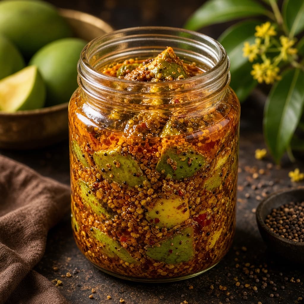 Punjabi Mustard Oil Mango Pickle
