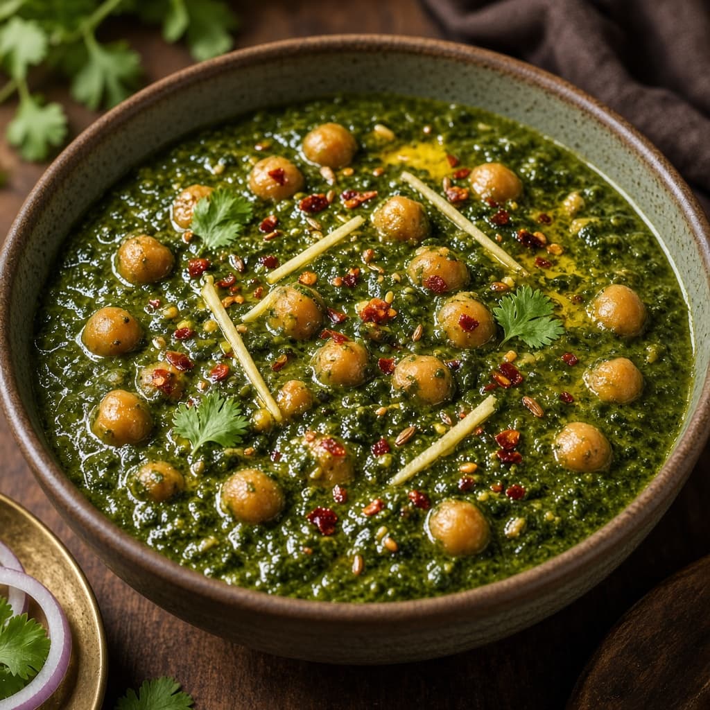 Punjabi Palak Chole Curry