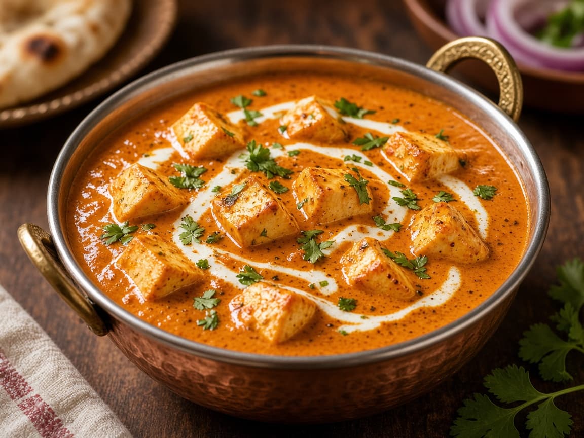Quick Tomato Paneer Makhani