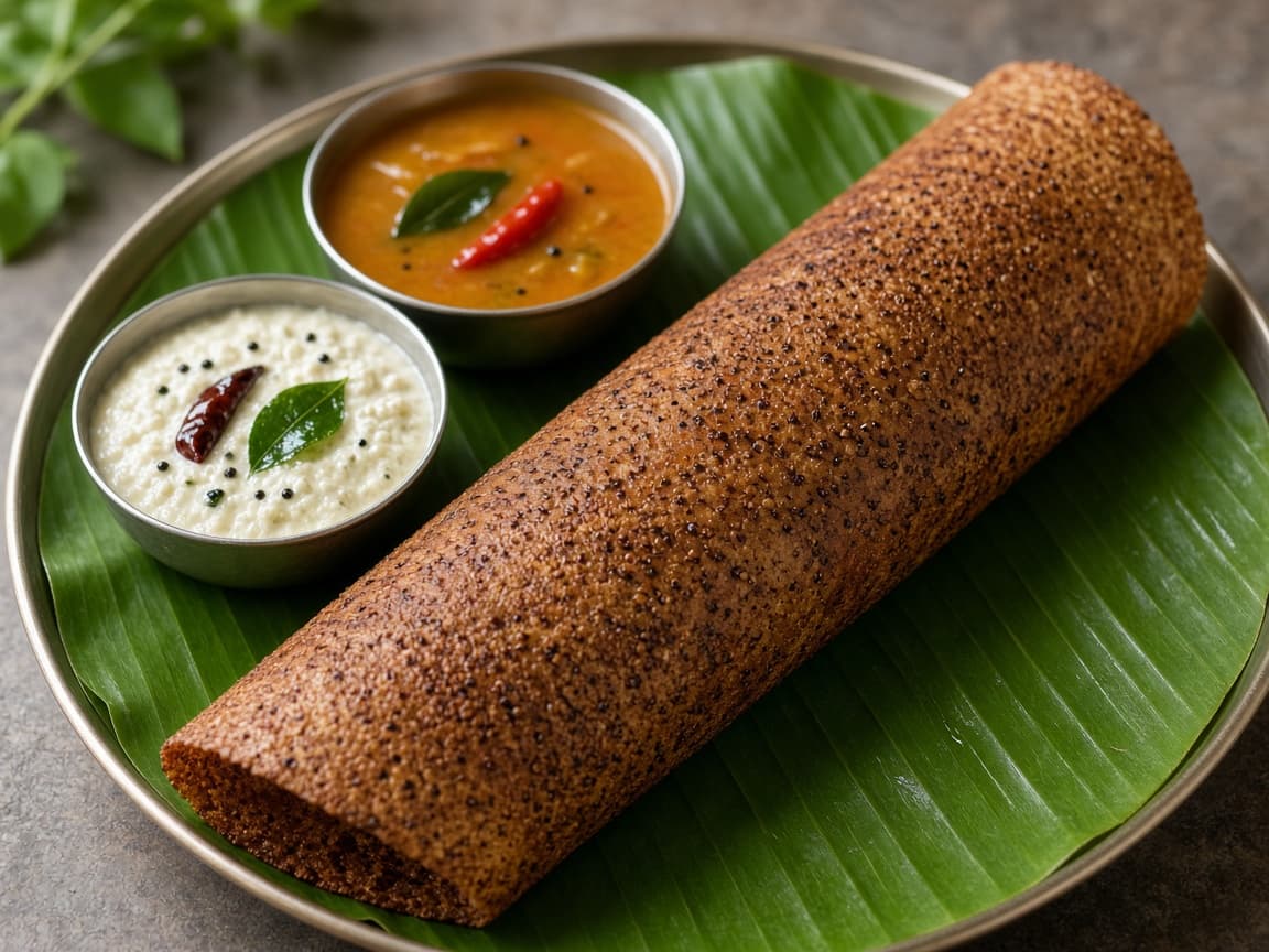 Ragi Millet Dosa Diabetic Friendly