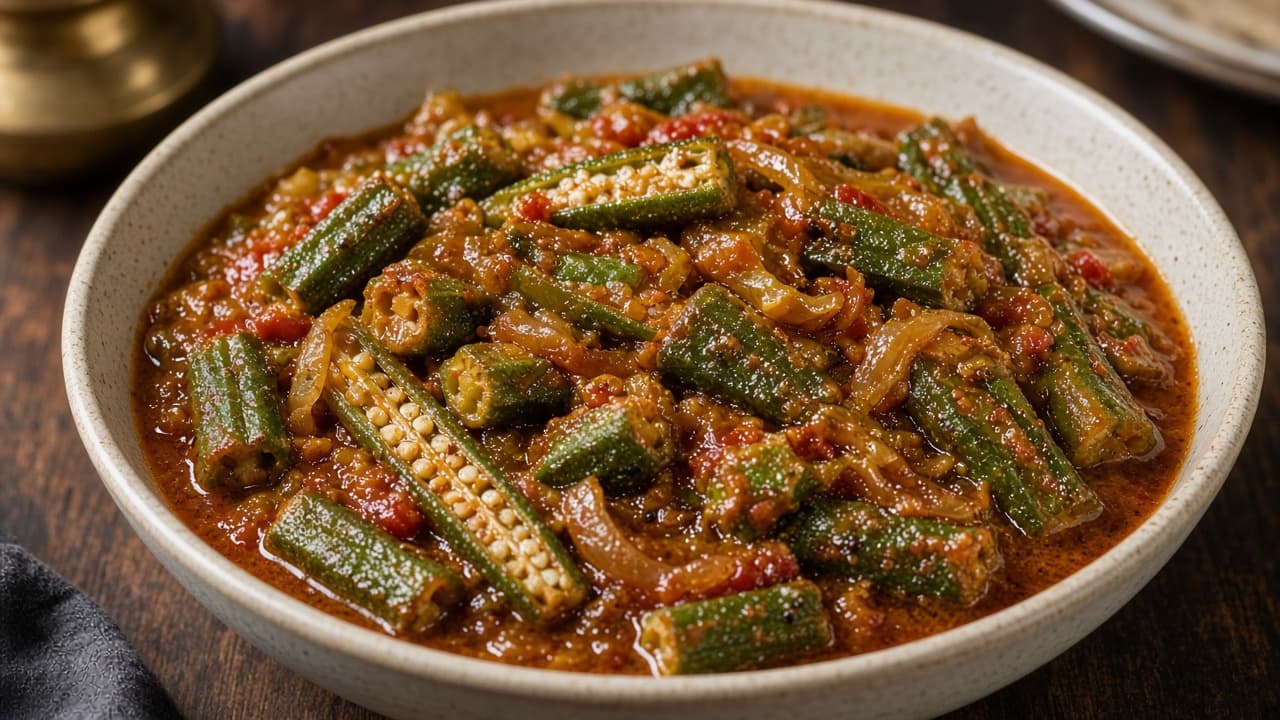 Restaurant Style Bhindi Masala