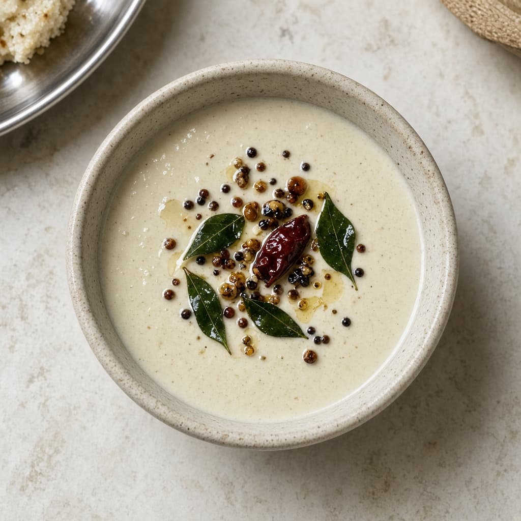 Restaurant Style Coconut Chutney Bowl