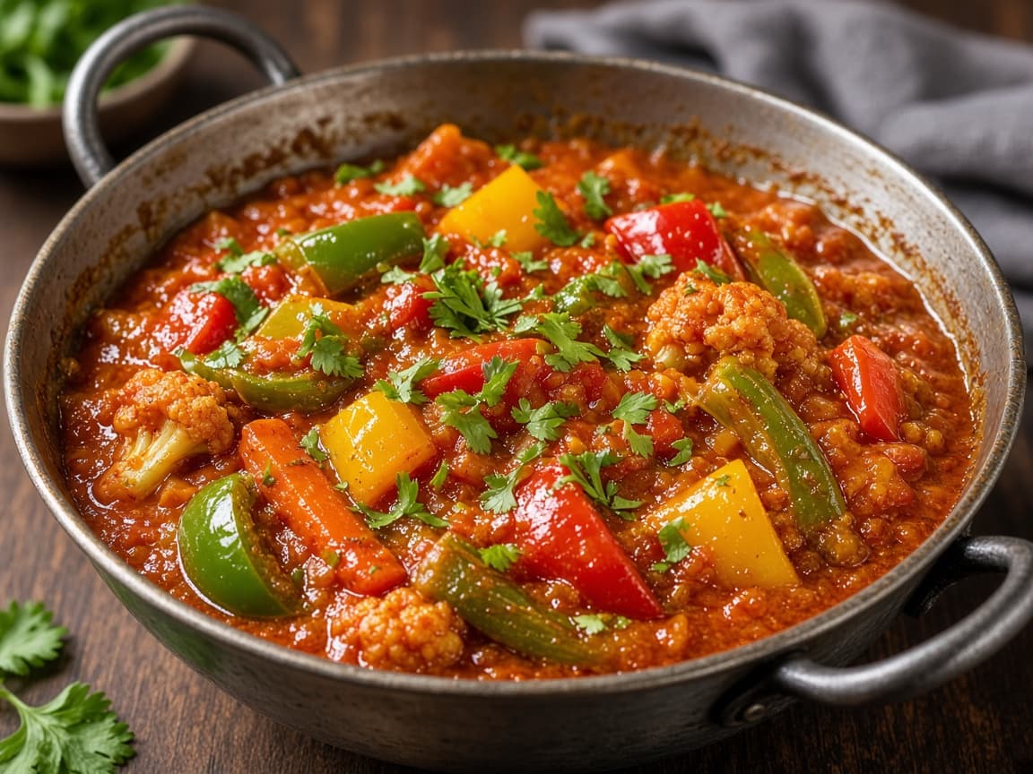 Restaurant Style Veg Kadai Dietghar