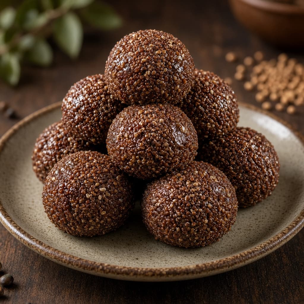 Roasted Ragi Ladoo
