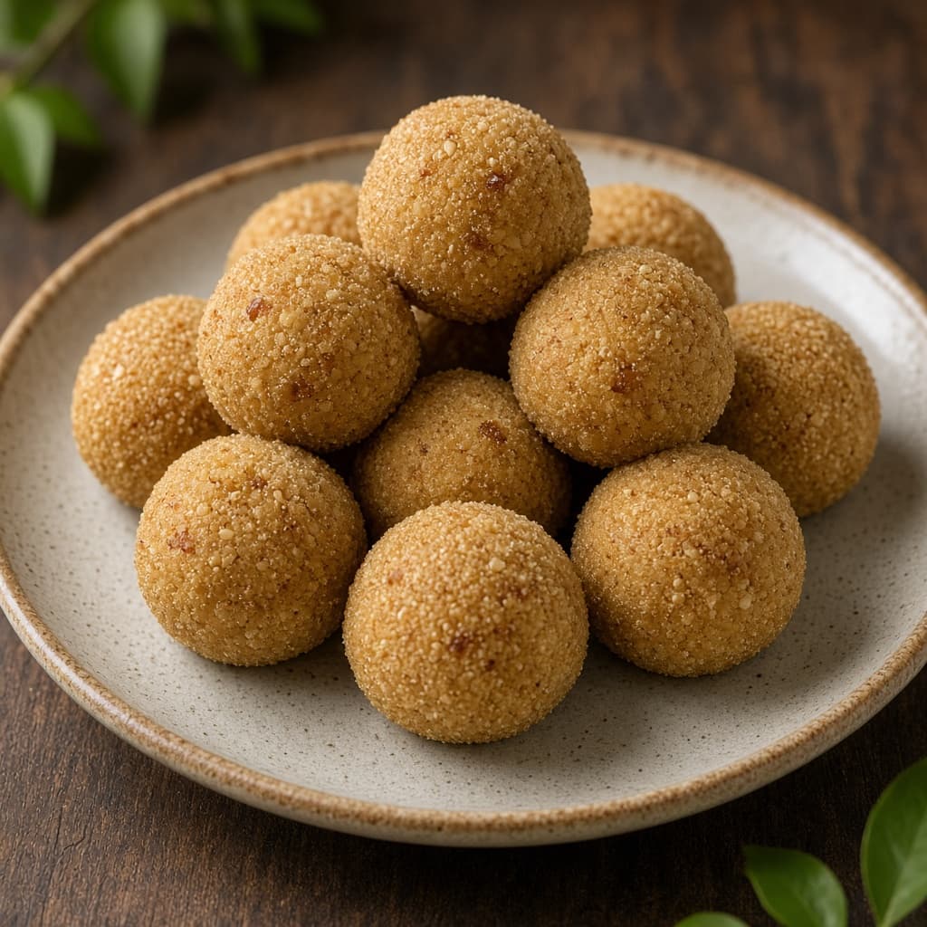 Roasted Urad Dal Sunnundalu Ladoo