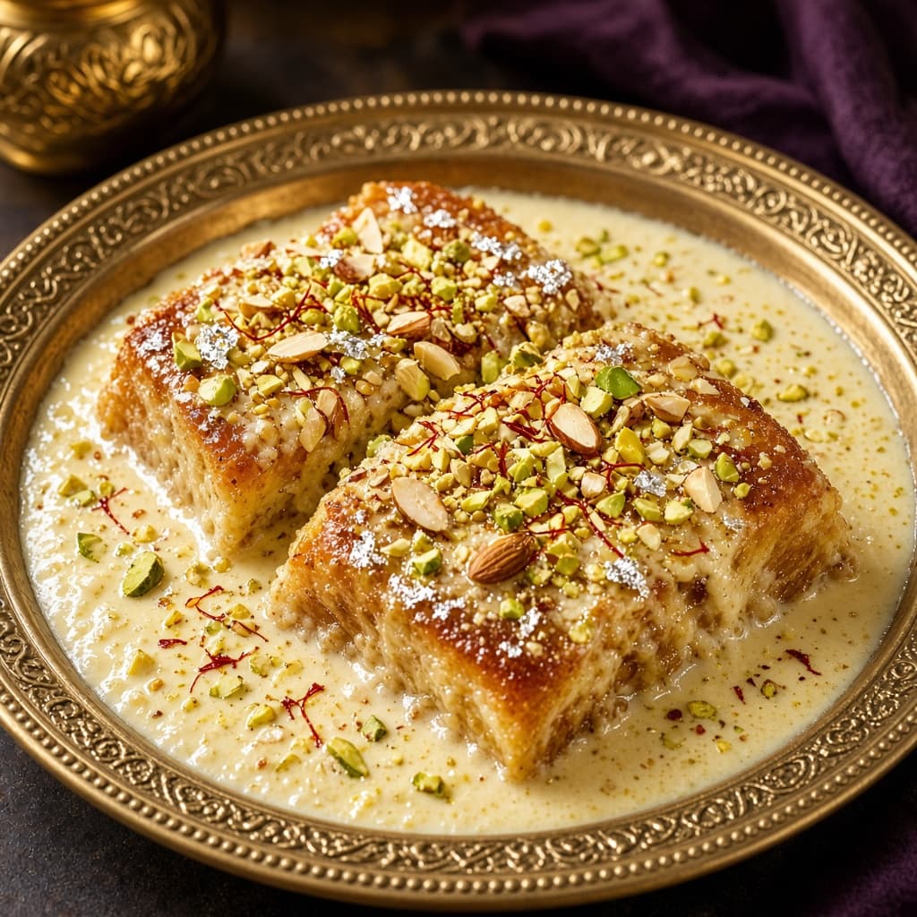 Royal Shahi Tukda Bread Pudding