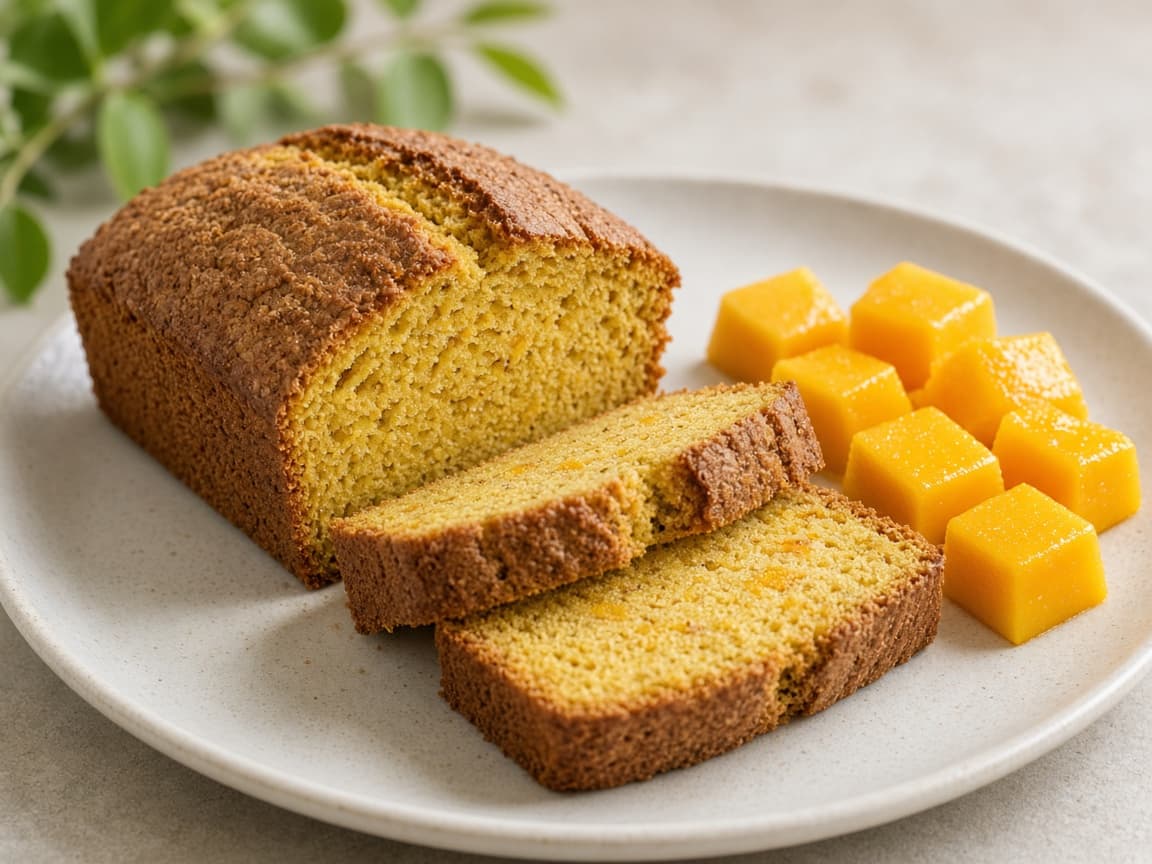 Seasonal Mango Whole Wheat Cake