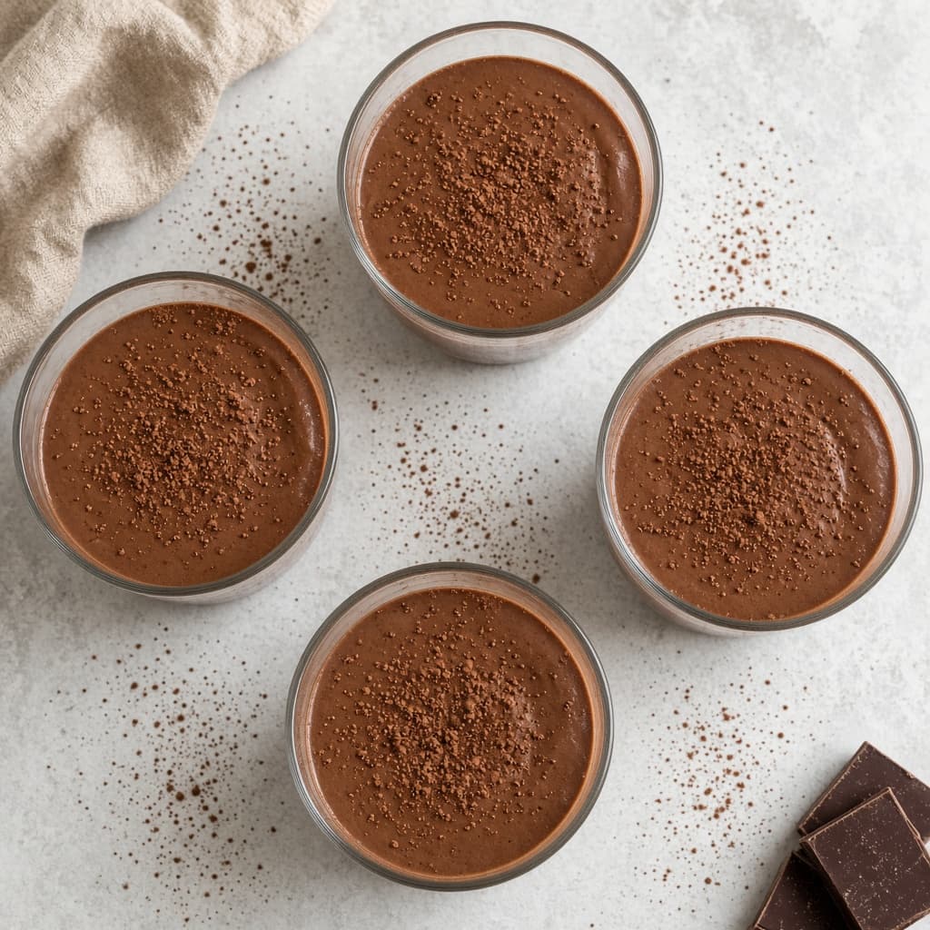 Silky Eggless Chocolate Mousse