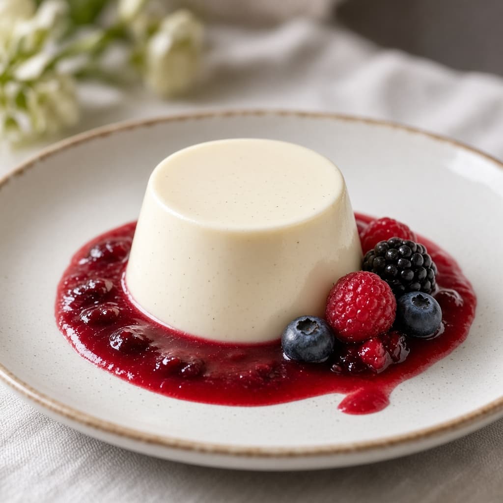 Silky Vanilla Panna Cotta