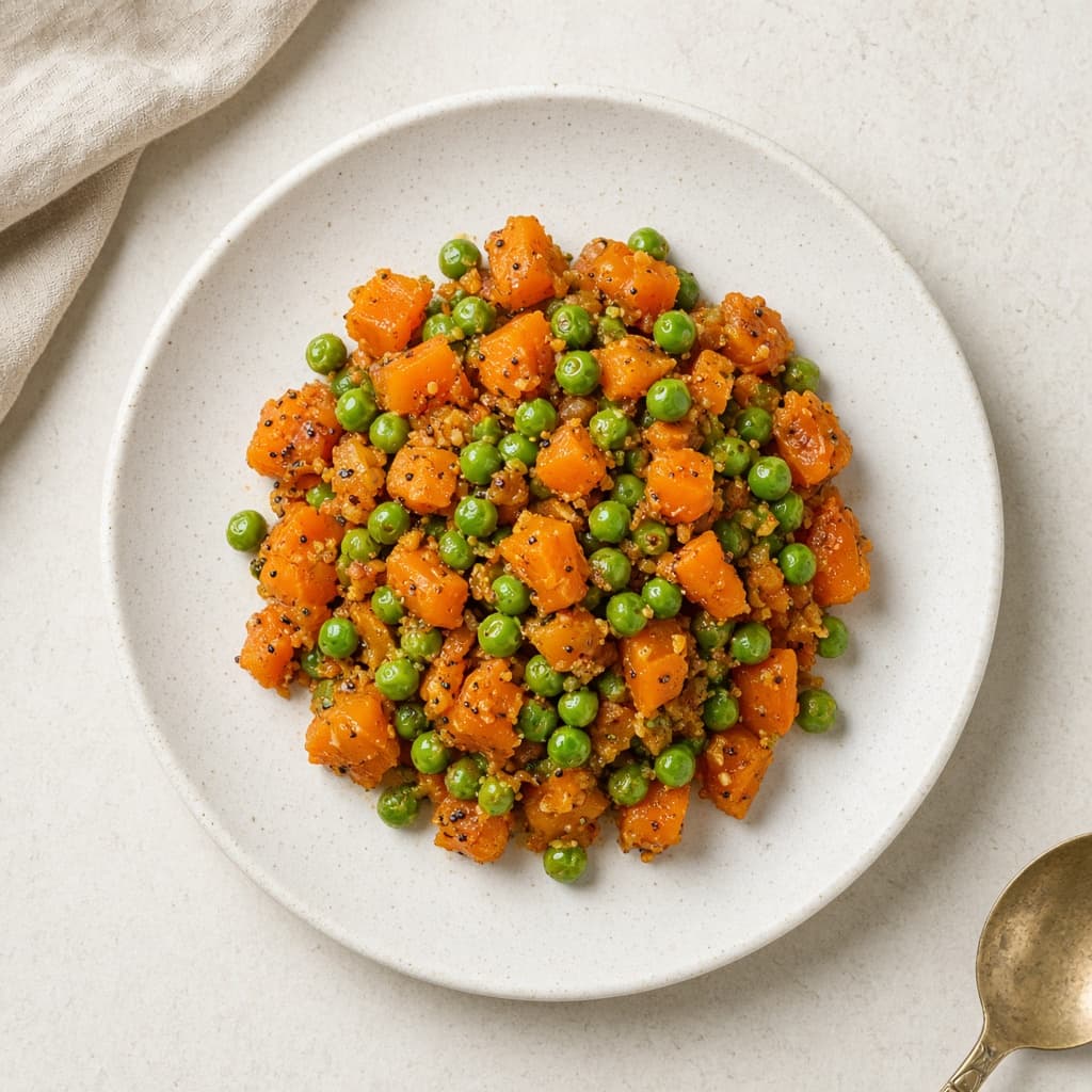 Simple Gajar Matar Sabzi