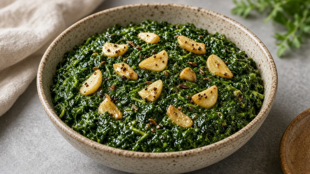Simple Palak Sabzi