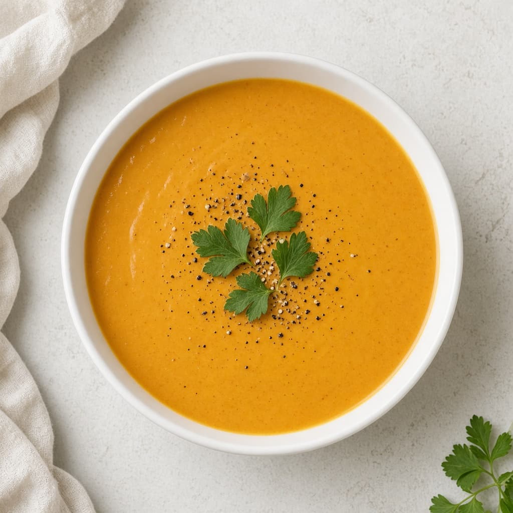 Simple Vegan Carrot Soup