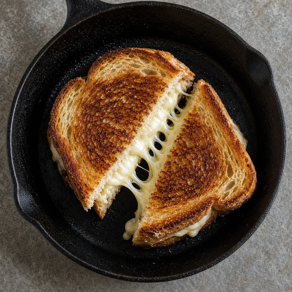 Skillet Grilled Cheese Sandwich