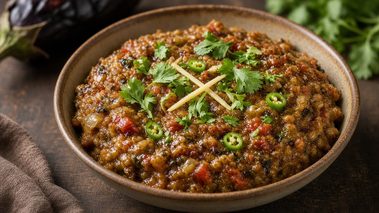 Smoky Punjabi Baingan Bharta