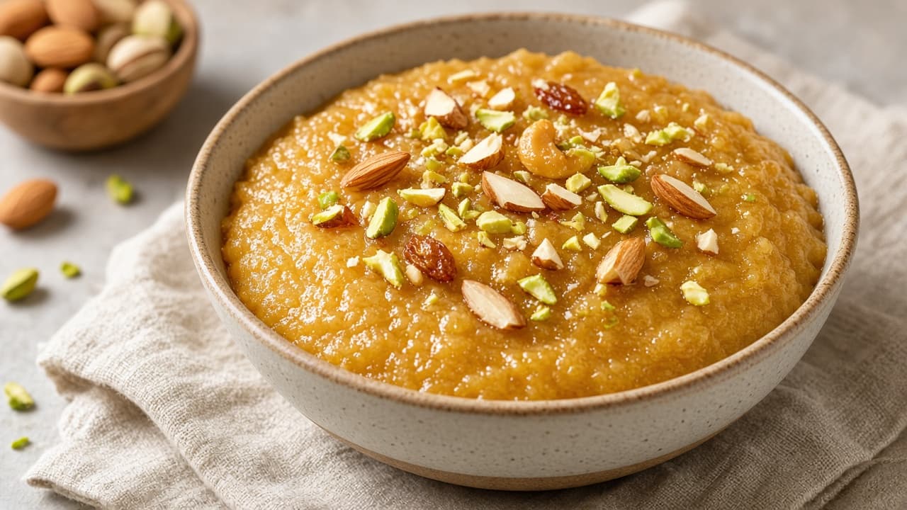Soft Besan Halwa