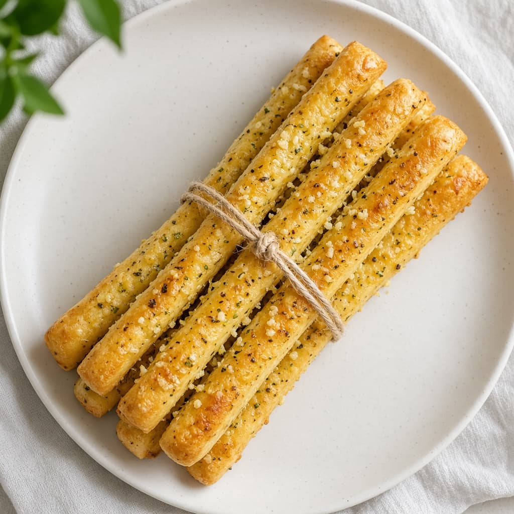 Soft Cheese Garlic Breadsticks