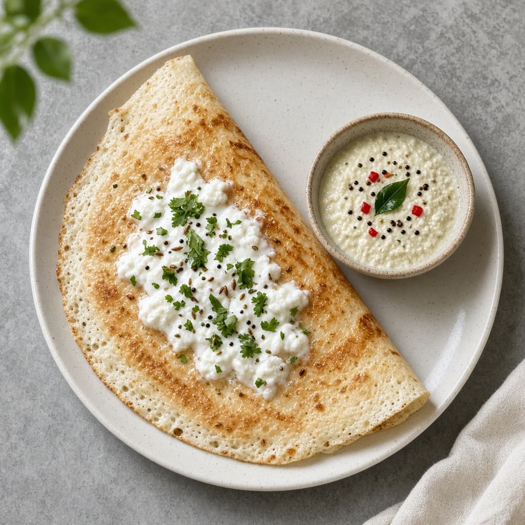 Soft Curd Thayir Dosa