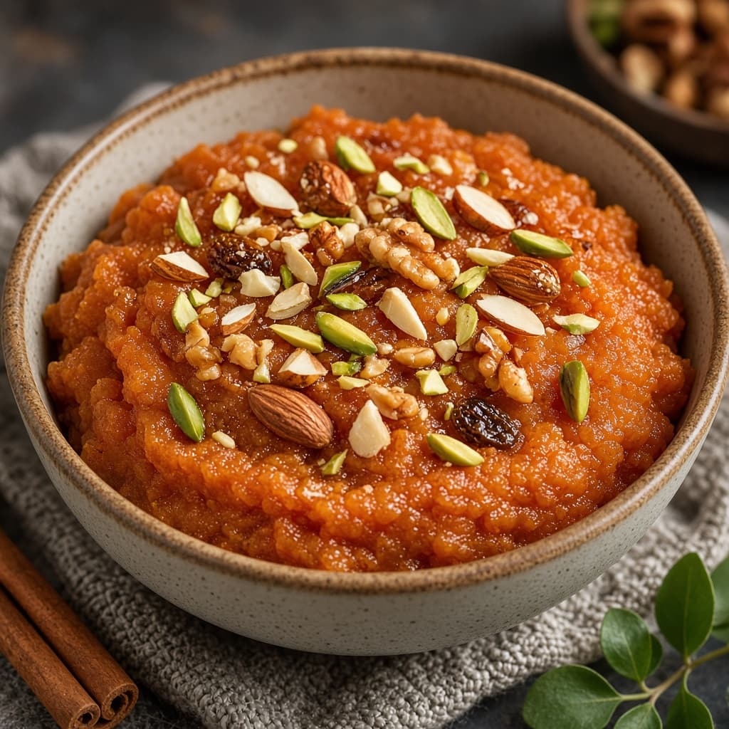 Soft Shakarkandi Sweet Potato Halwa