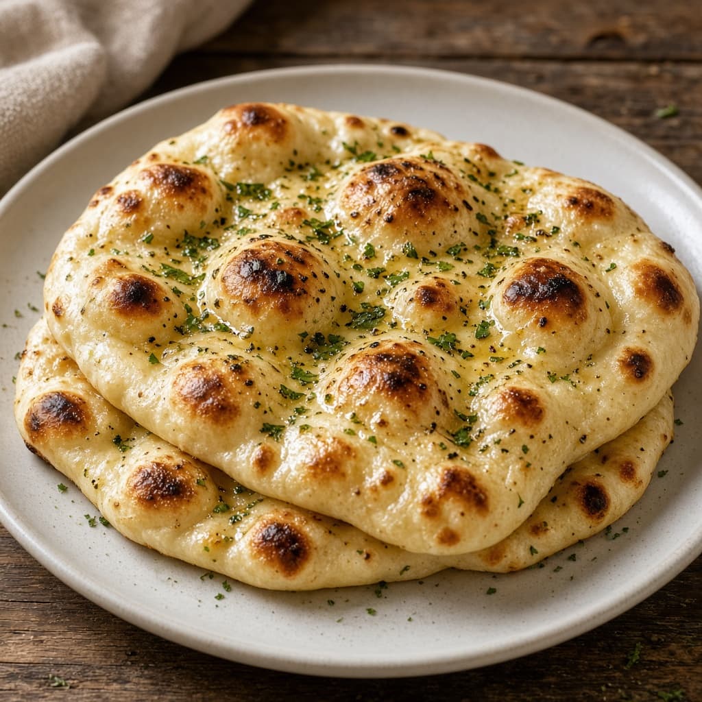 Soft Yeast Tawa Naan