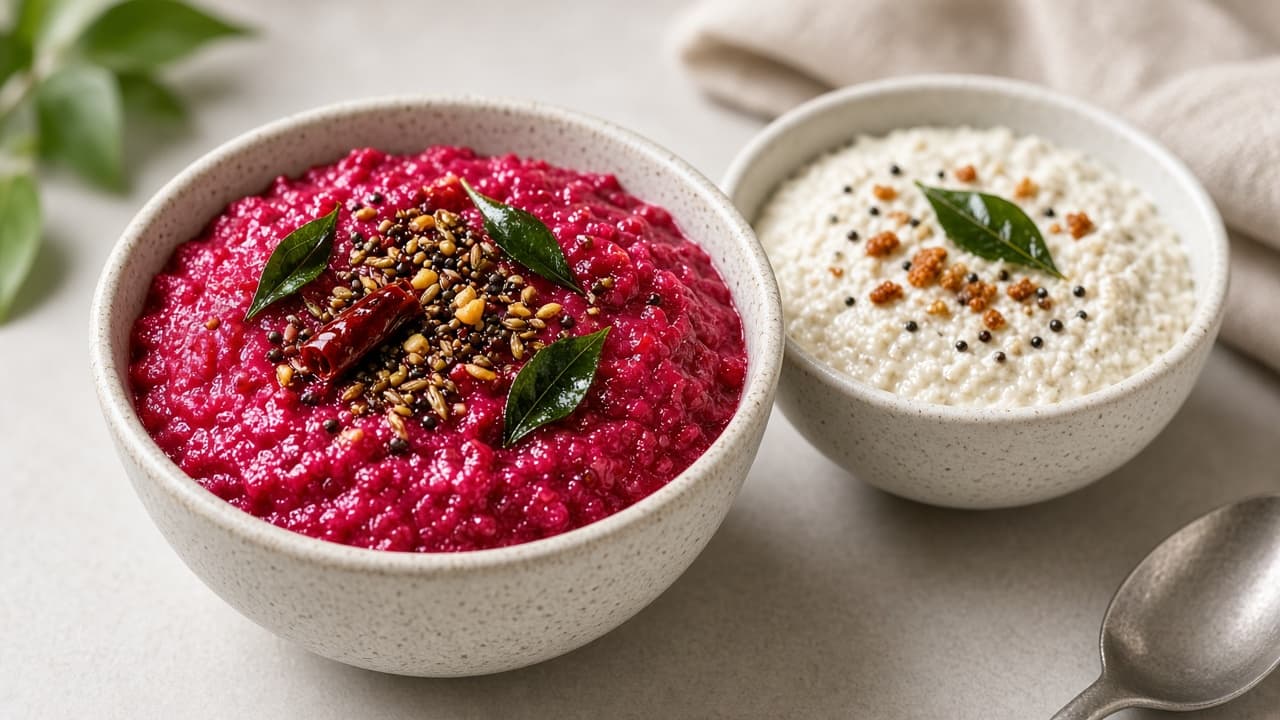 South Indian Beetroot Pachadi