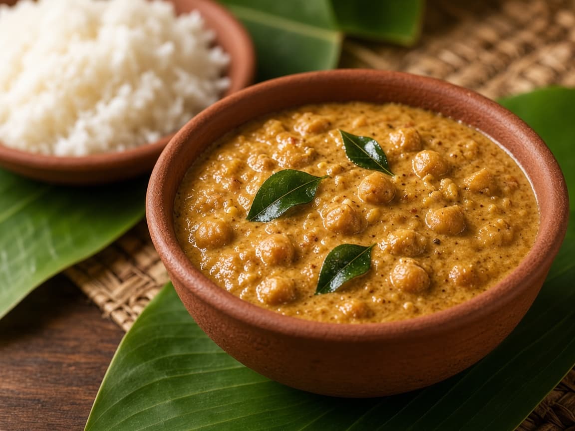 South Indian Coconut Chickpea Curry