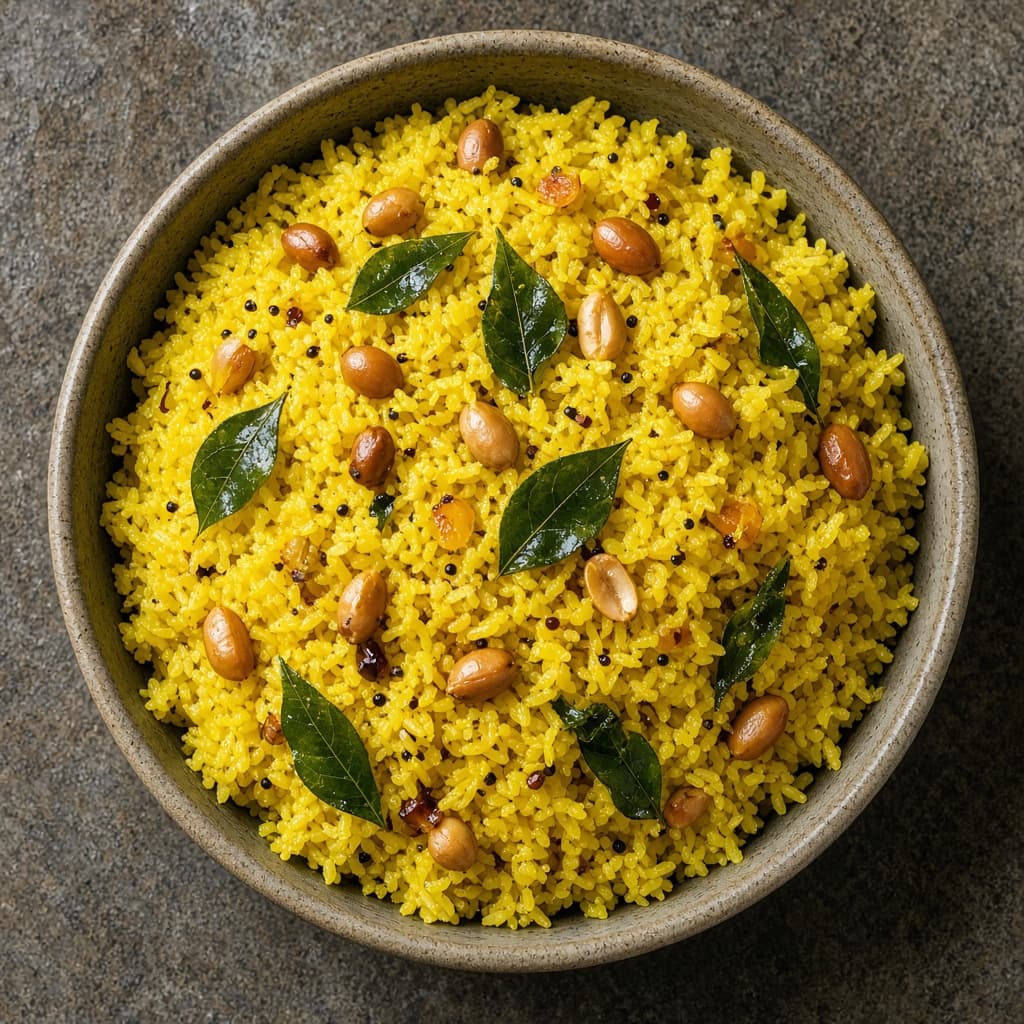 South Indian Lemon Chitranna Rice