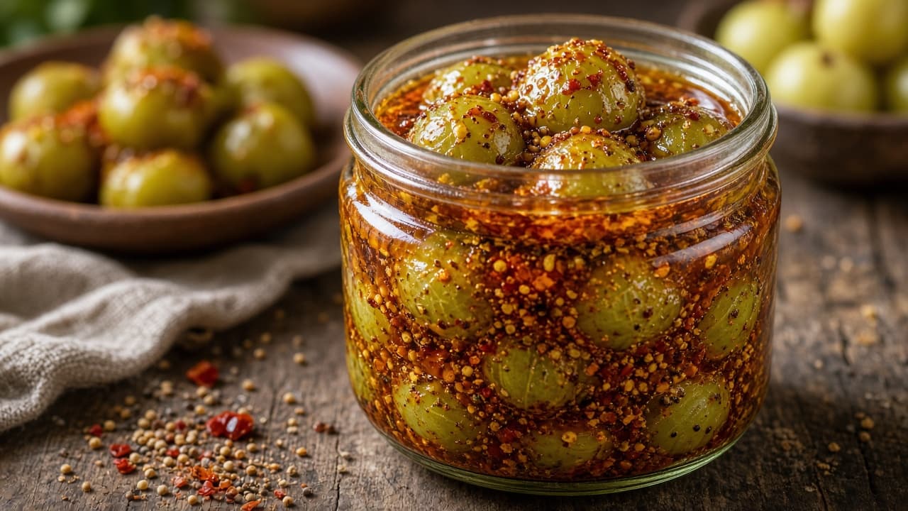 Spiced Amla Pickle