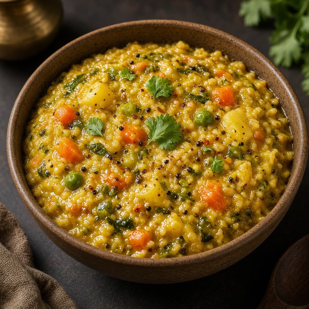 Spiced Vegetable Masala Khichdi