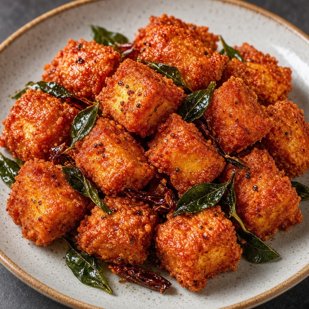 Spicy Airfry Paneer 65