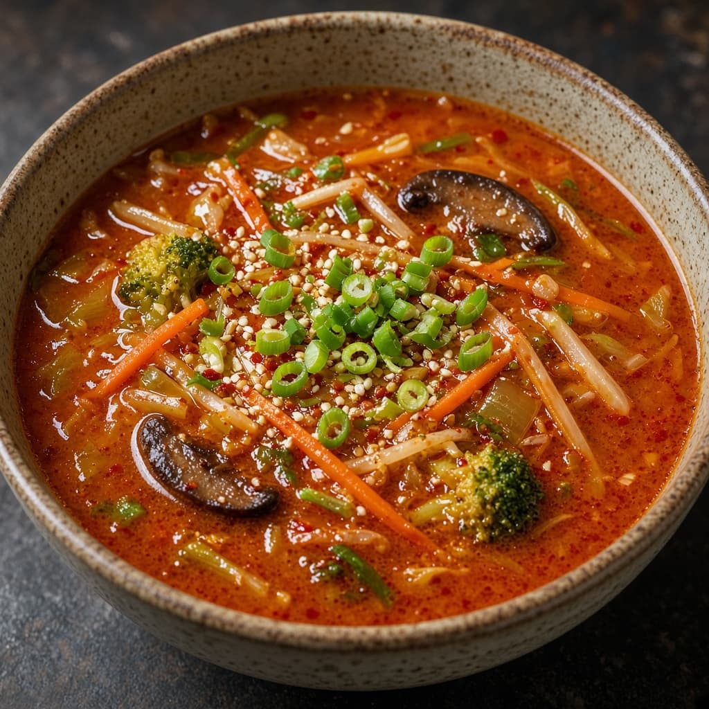 Spicy Indo-Chinese Hot Sour Soup
