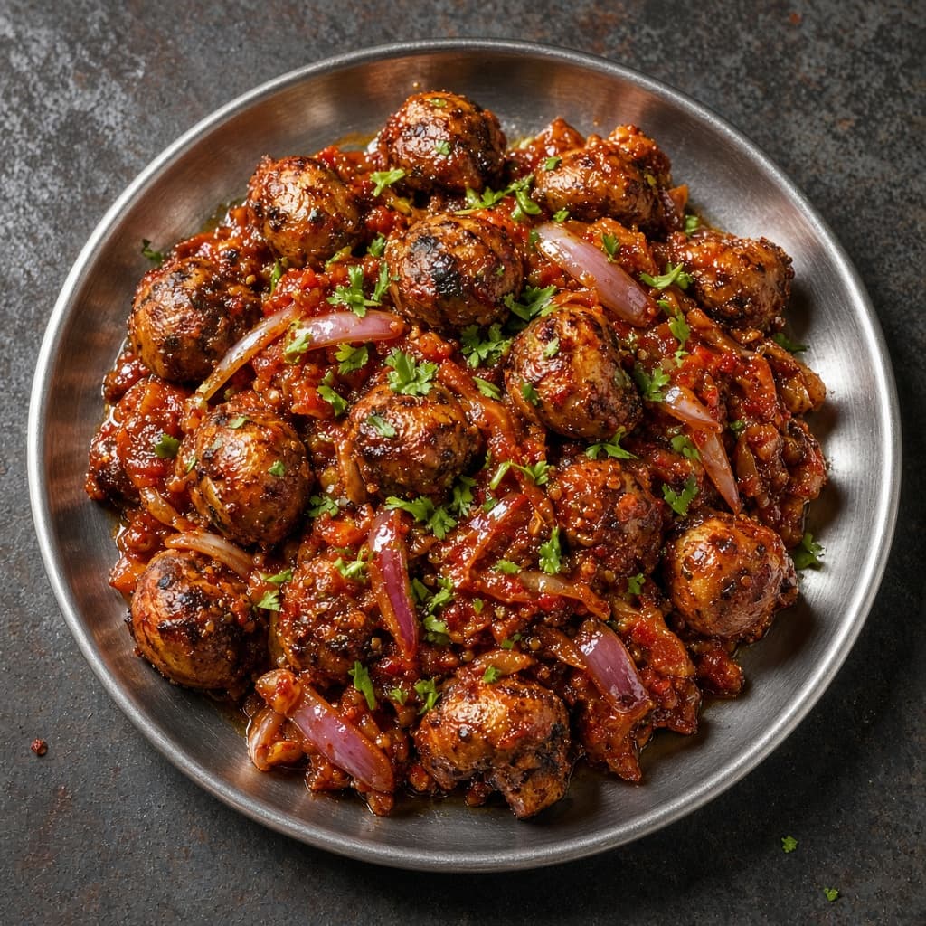 Spicy Street Style Tawa Mushroom