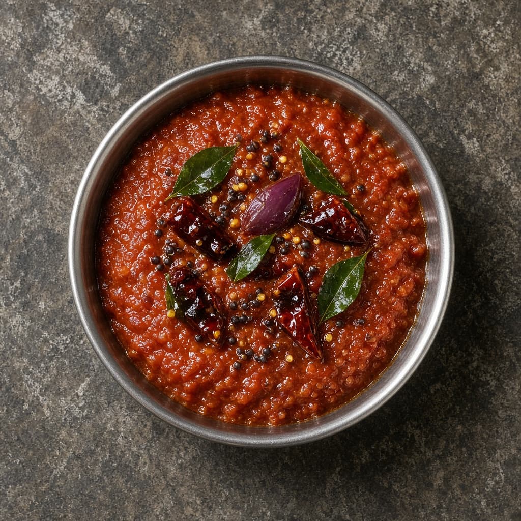 Spicy Tomato Kara Chutney