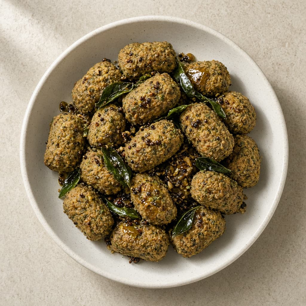 Steamed Gujarati Methi Muthiya