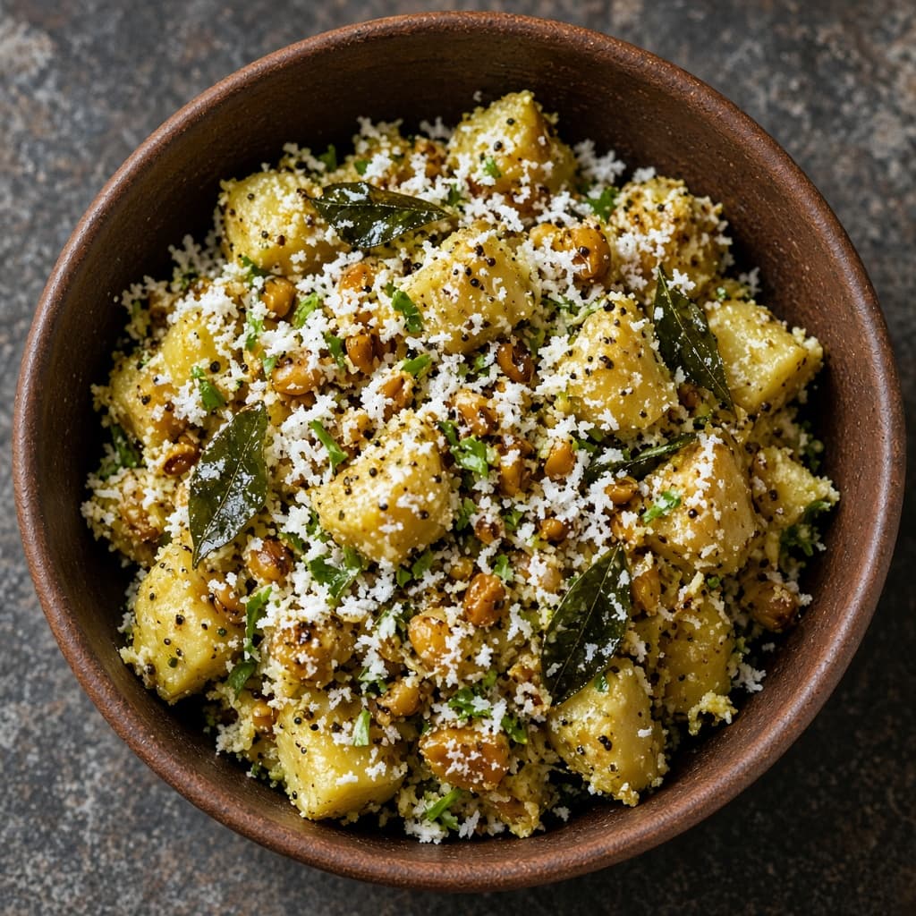 Tamil Vazhakkai Raw Banana Poriyal