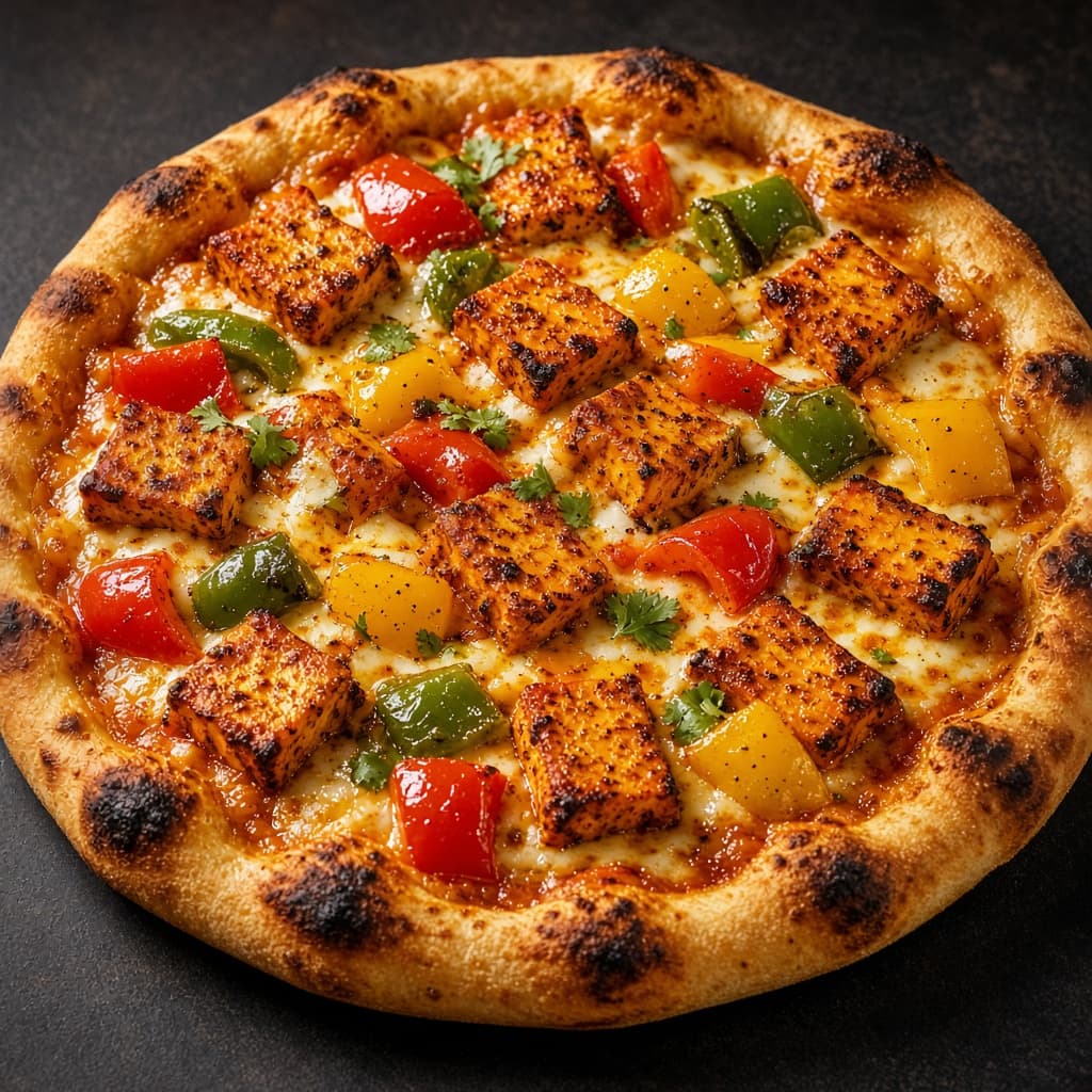 Tandoori Paneer Tikka Pizza