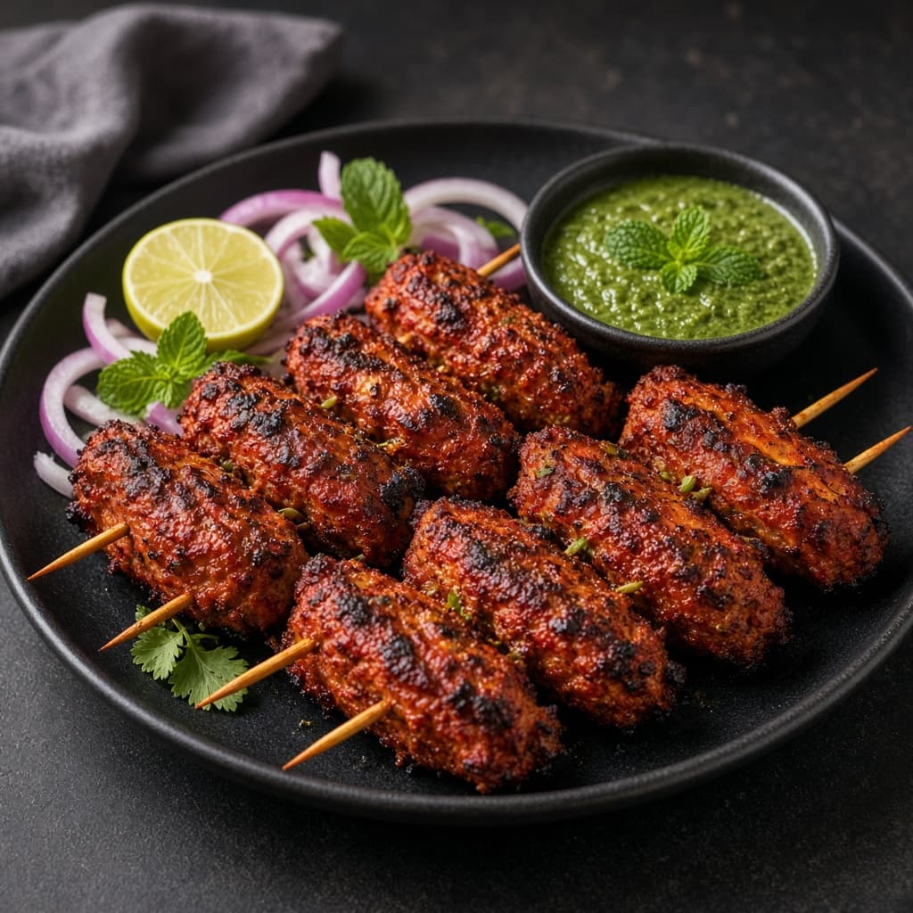Tandoori Style Soya Chaap Tikka