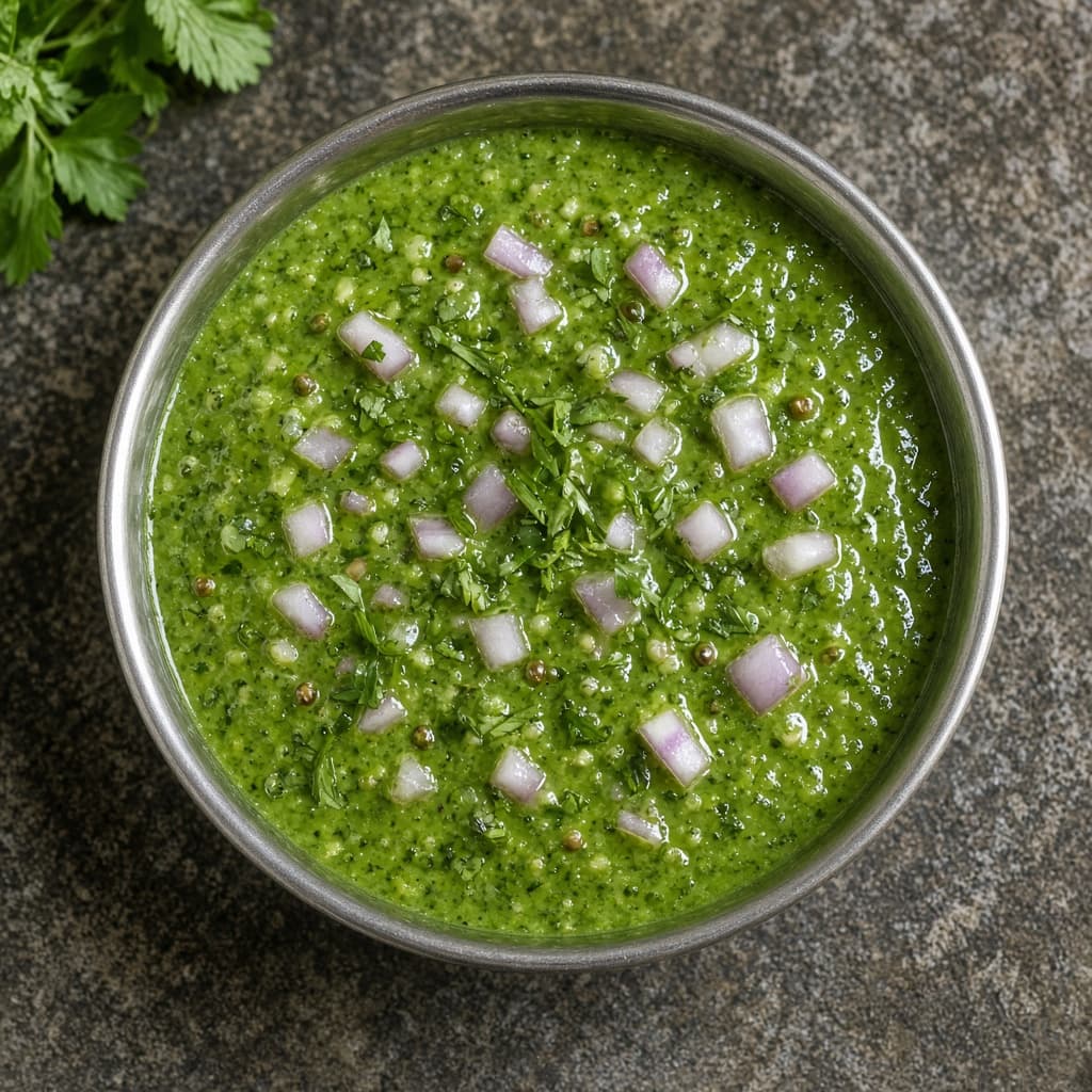 Tangy Chaat Green Chutney
