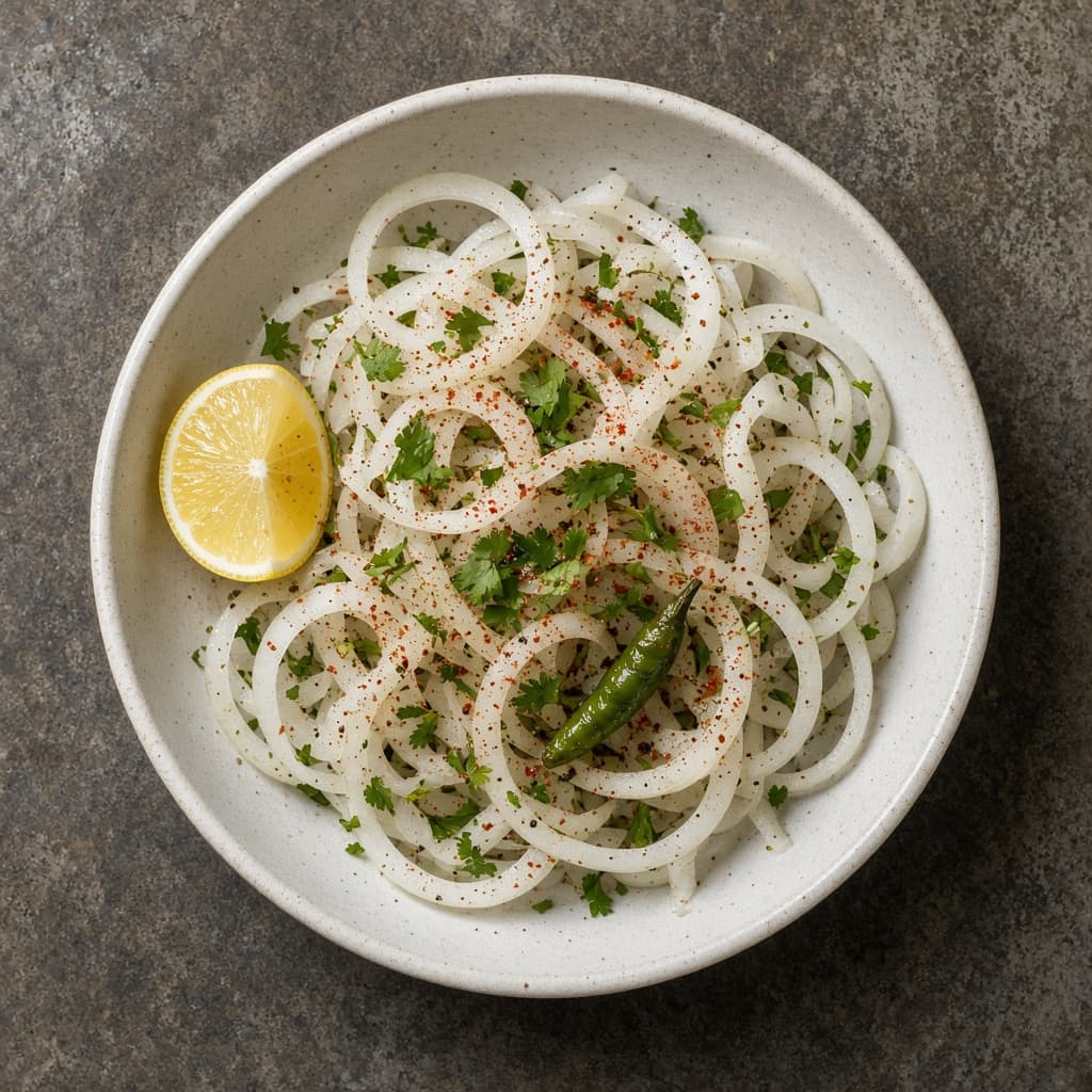 Tangy Laccha Pyaaz Onion Salad