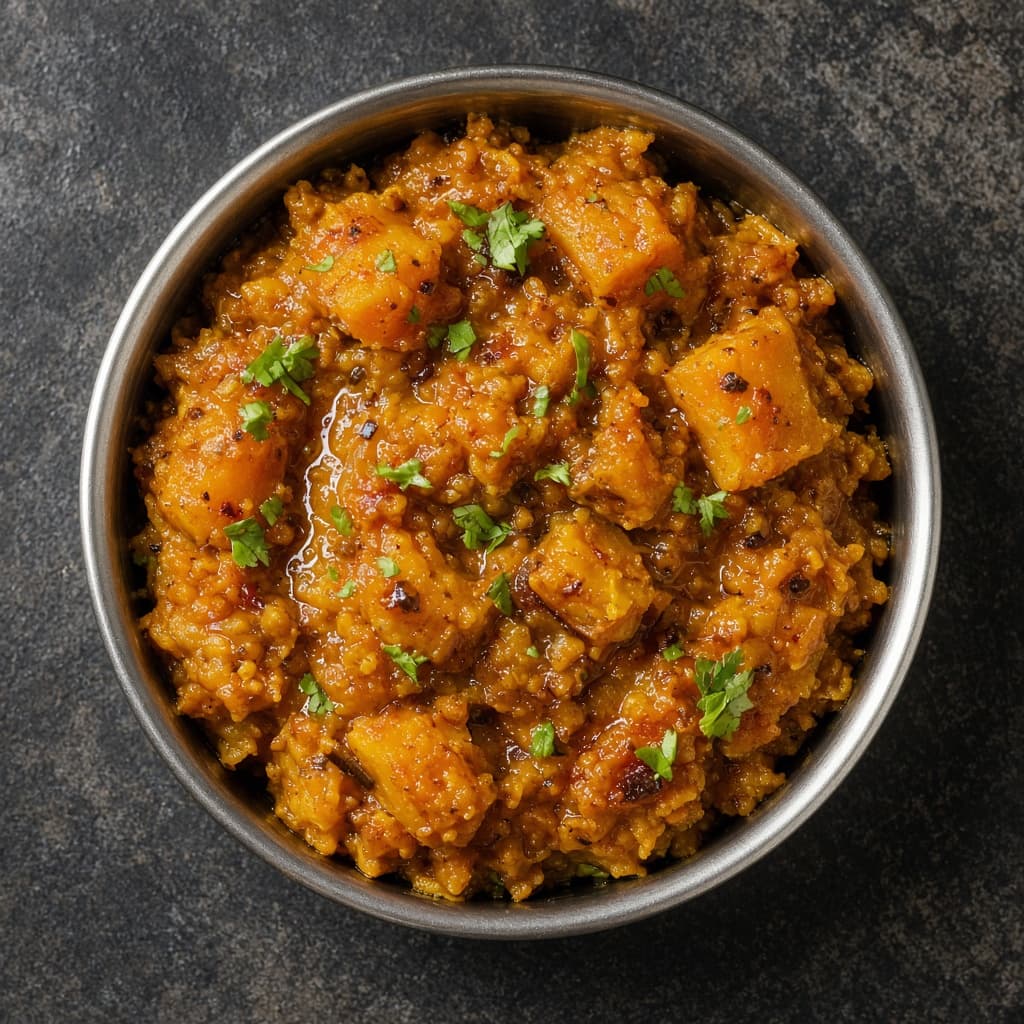 Tangy Punjabi Kaddu Sabzi