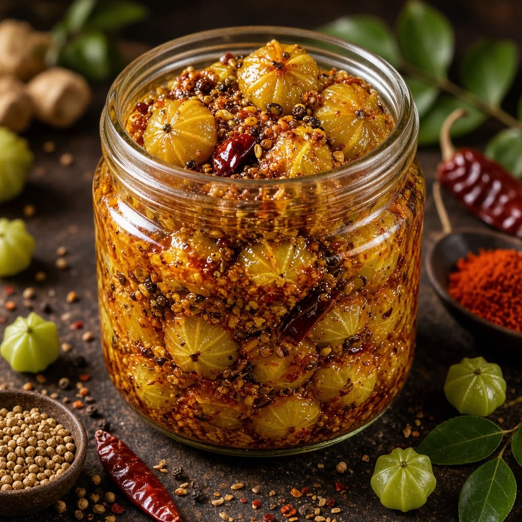 Tangy Star Gooseberry Pickle