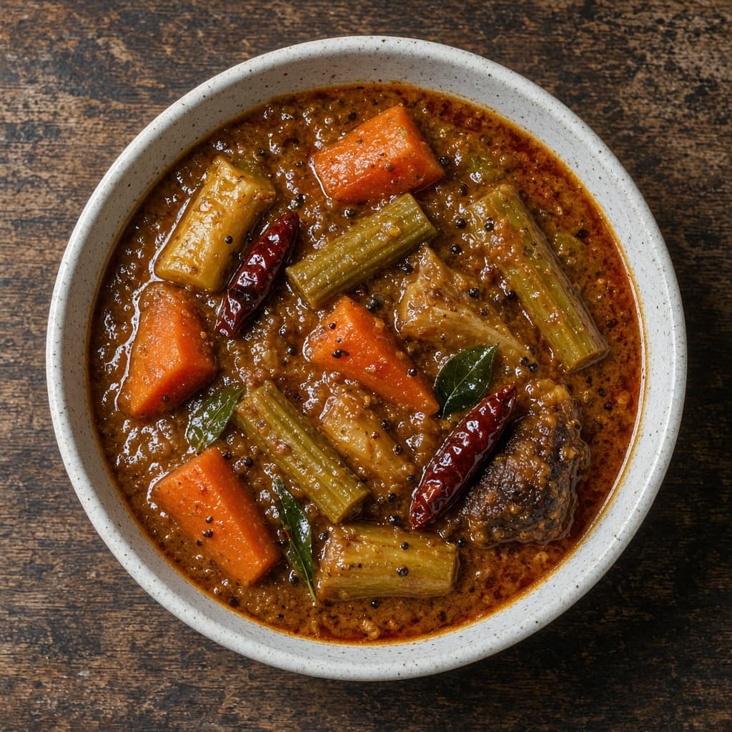 Tangy Tamil Kara Kuzhambu