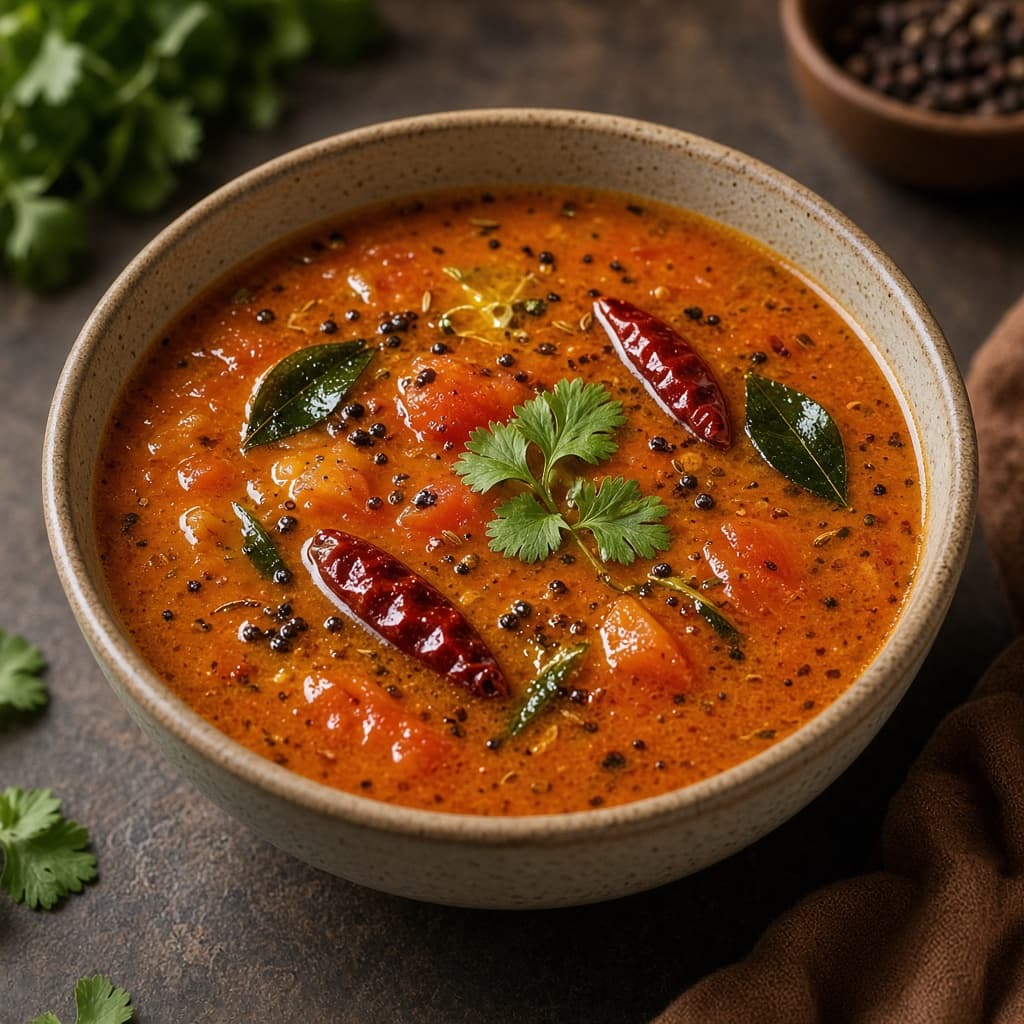 Tangy Tomato Thakkali Rasam