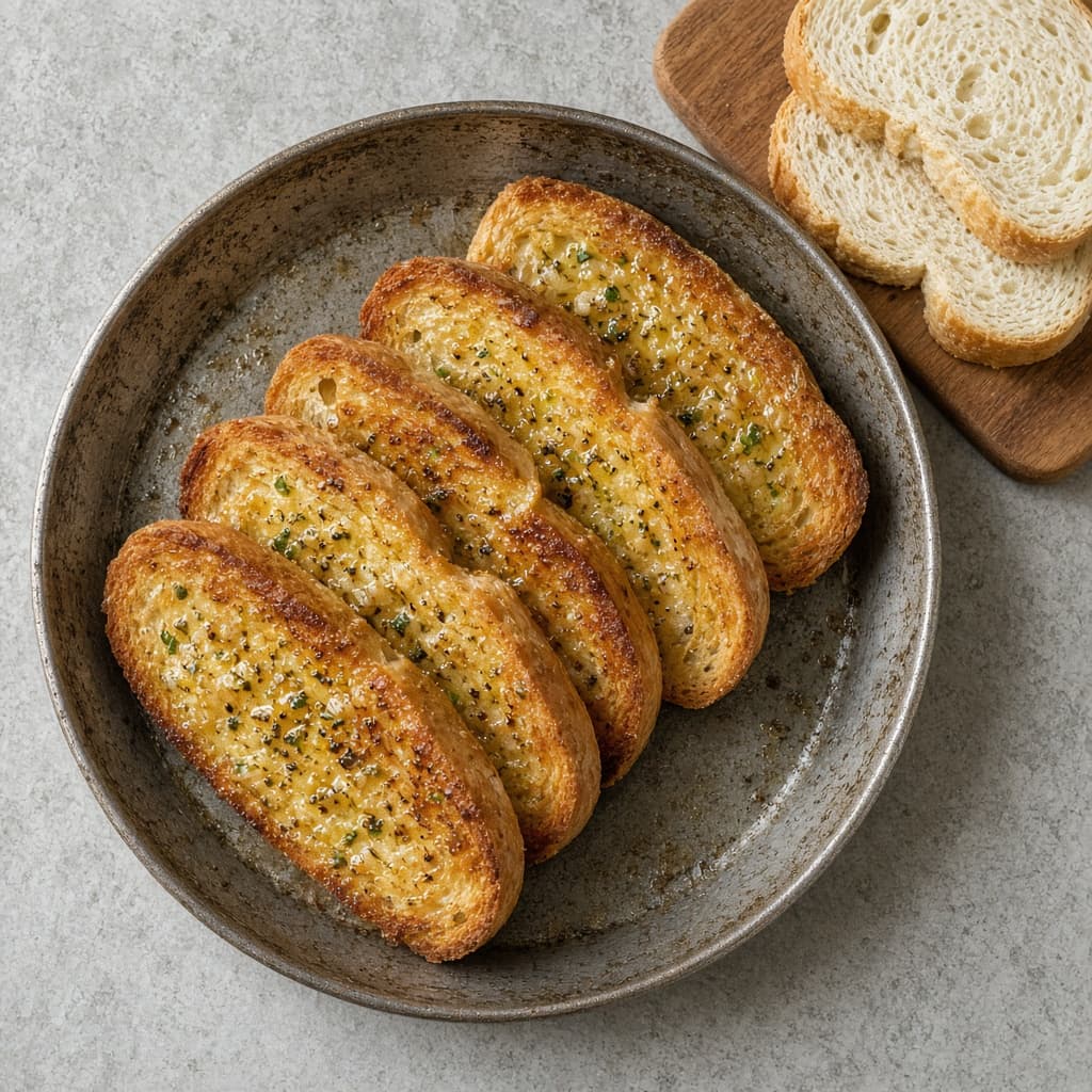 Tawa No-Oven Garlic Bread