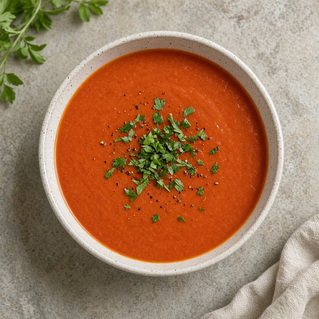 Tomato Carrot Blended Soup