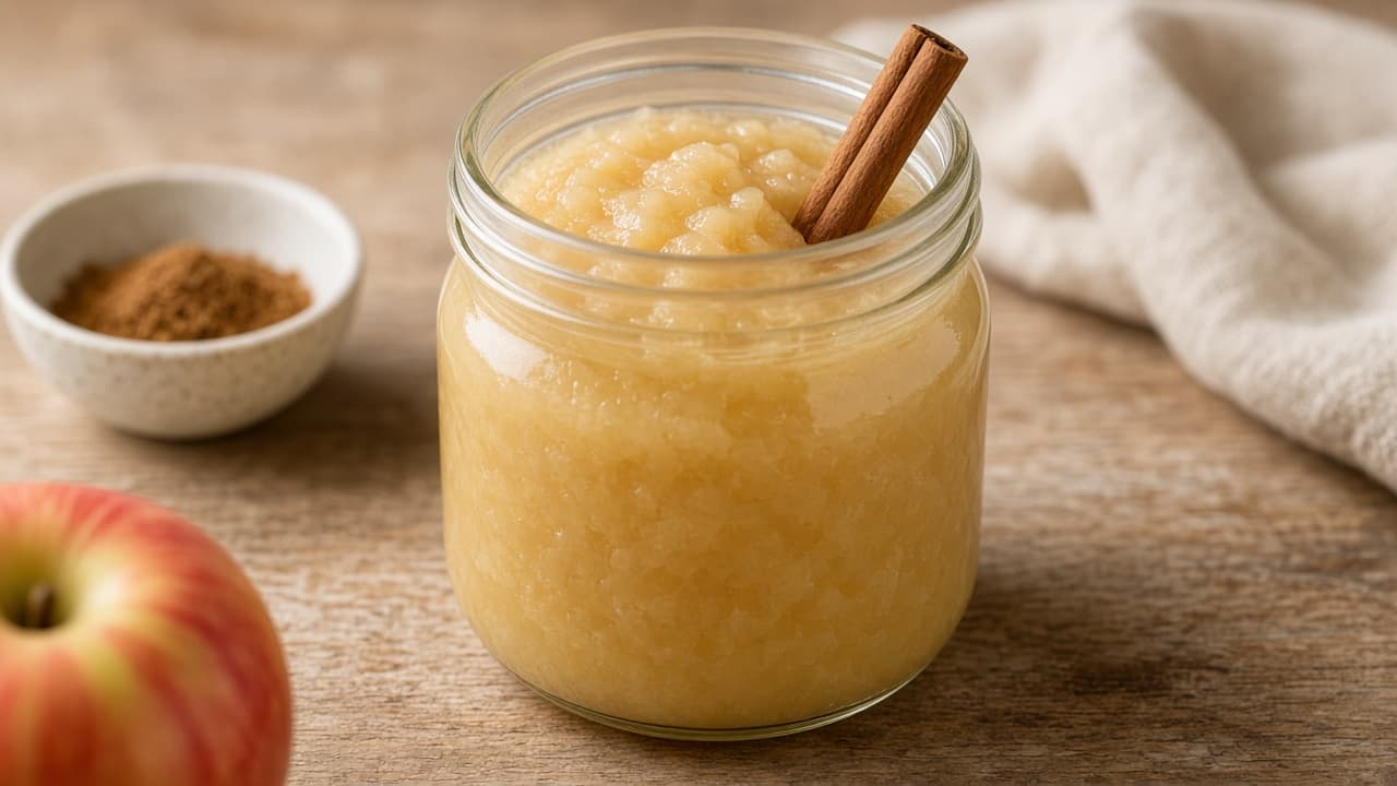 Unsweetened Homemade Applesauce