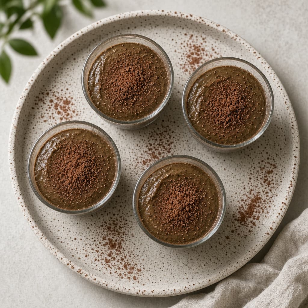 Vegan Dark Chocolate Avocado Mousse